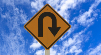 U-Turn sign