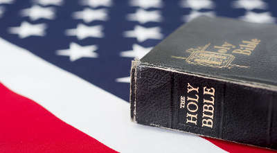 American flag bible