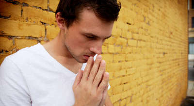 Man praying