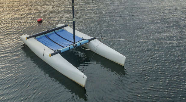 catamaran without sail