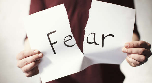 It takes faith to tear fear apart.