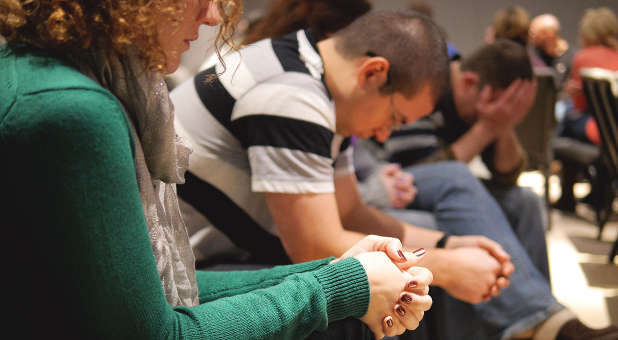 Prayer in church